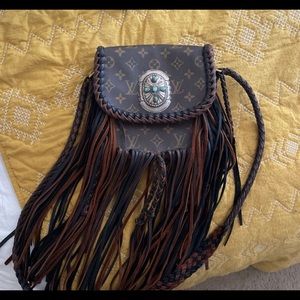 Louis Vuitton Leather & Vodka/ LV boho bag